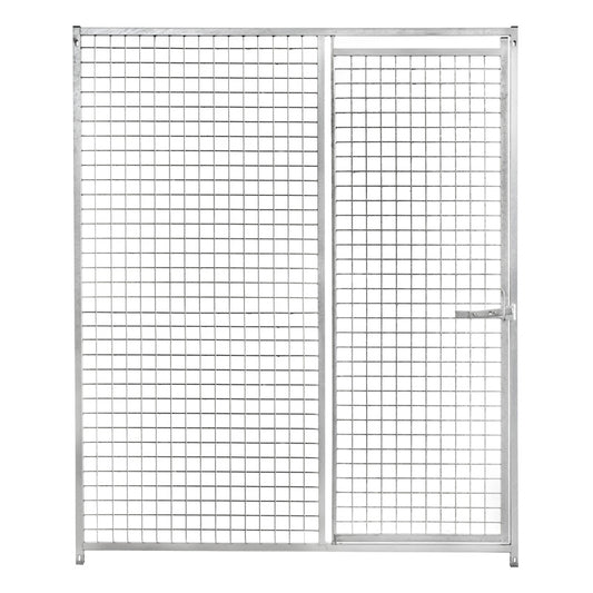Panel ogrodzeniowy z drzwiami 1840 x 50 x 50 mm / siatka