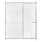 Panel ogrodzeniowy z drzwiami 1840 x 50 x 50 mm / siatka