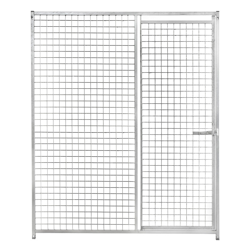Panel ogrodzeniowy z drzwiami 1840 x 50 x 50 mm / siatka