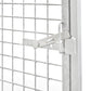 Panel ogrodzeniowy z drzwiami 1840 x 50 x 50 mm / siatka